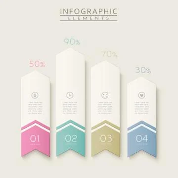 Simplicity infographic design Stock Illustration