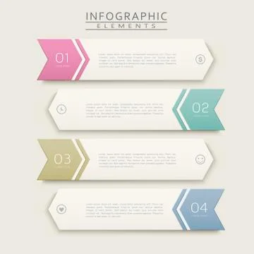 Simplicity infographic design Stock Illustration