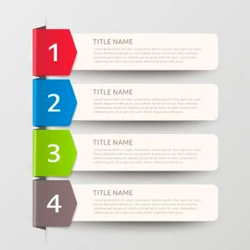 Simplicity infographic design Stock Illustration