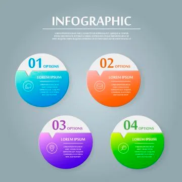 Simplicity infographic design 스톡 일러스트