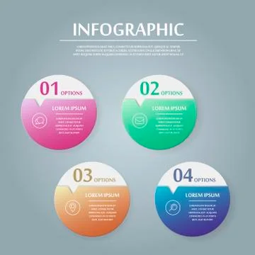 Simplicity infographic design Stock Illustration