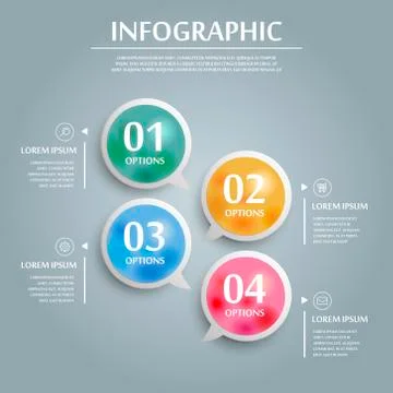 Simplicity infographic design Stock Illustration