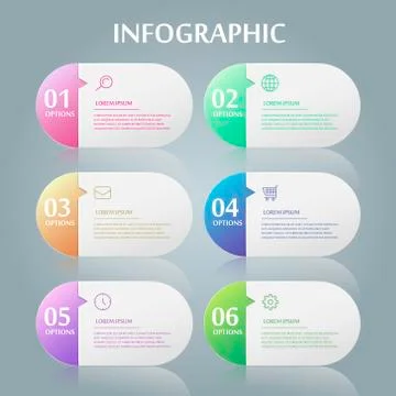 Simplicity infographic design Stock Illustration