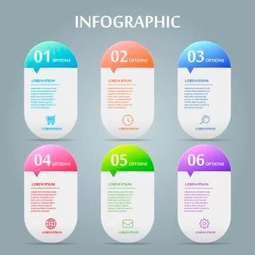 Simplicity infographic design 스톡 일러스트