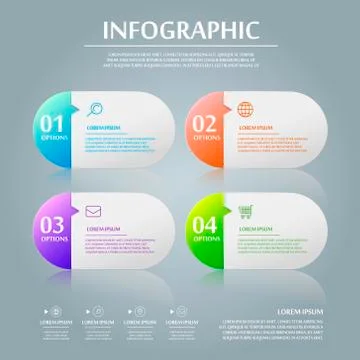 Simplicity infographic design Stock Illustration