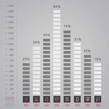 Simplicity infographic template Stock Illustration