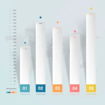 Simplicity infographic template Stock Illustration
