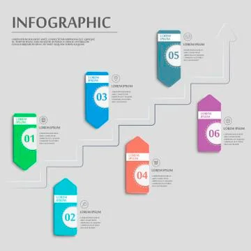 Simplicity infographic template Stock Illustration