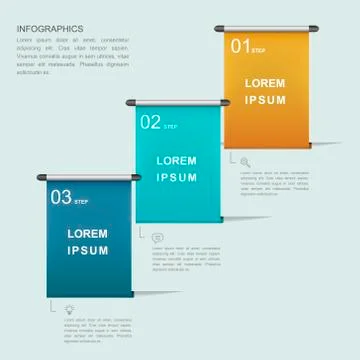 Simplicity infographic template Stock Illustration