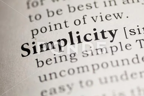 Simplicity Stock Photos