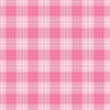Simplicity seamless check textile, list tartan fabric texture. Home vector .. Stock Illustration