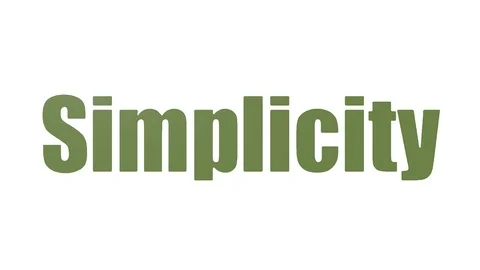 Simplicity Word Cloud Animated Isolated Video stock 103561581