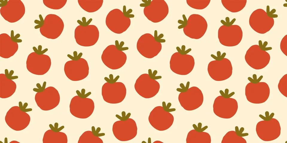 A simplified image of fruit. Illustration of Patterns Using Tomato Stock Illustration