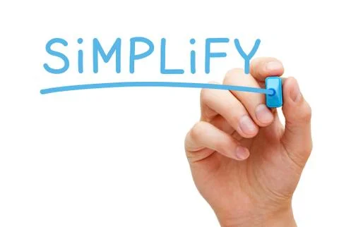 Simplify blue marker 스톡 일러스트