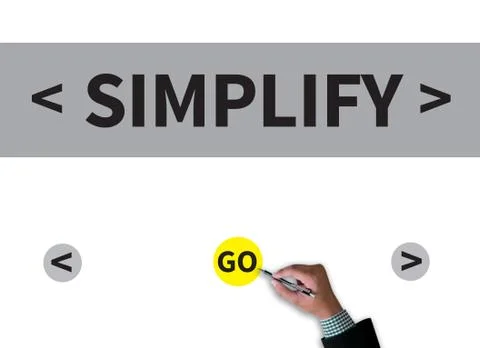 SIMPLIFY Stock Photos