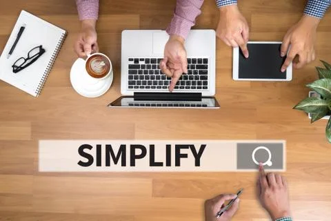 SIMPLIFY Stock Photos