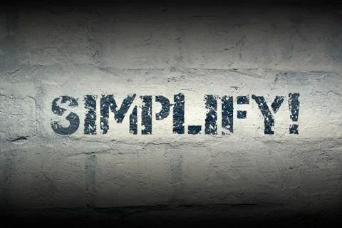 Simplify WORD GR Stock Illustration