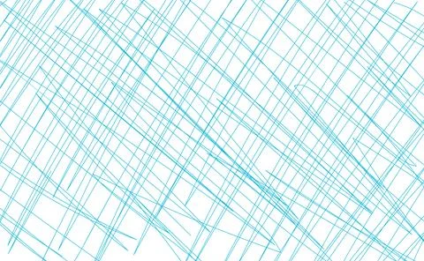 A simplistic doodle-style vector illustration featuring a chaotic pattern of Stock Illustration