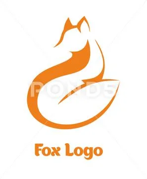 Simply fox logo.Vector fox. Vector illustration. Fox logo. Fox illustration. Stock Illustration