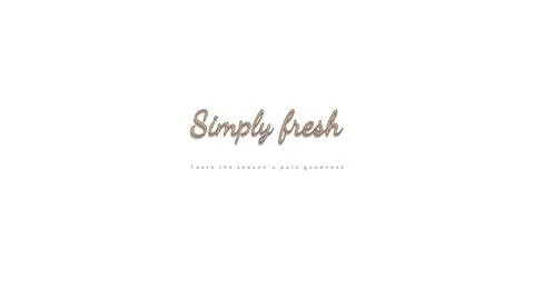 SIMPLY FRESH masked text design featuring linked star point texture pattern and Stock Illustration