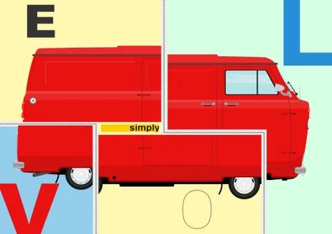 Simply love. Stock Illustration