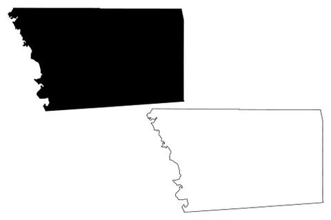 Simpson County, Mississippi (U.S. county, United States of America, USA, U.S. Stock Illustration