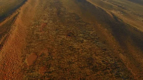 Simpson Desert Sand Dunes Stock Footage 161464135
