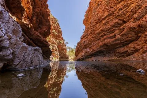 Simpson Gap in the West MacDonnell Range Stock Photos