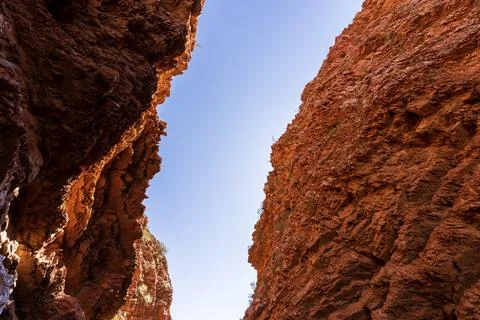 Simpson Gap in the West MacDonnell Range Stock Photos