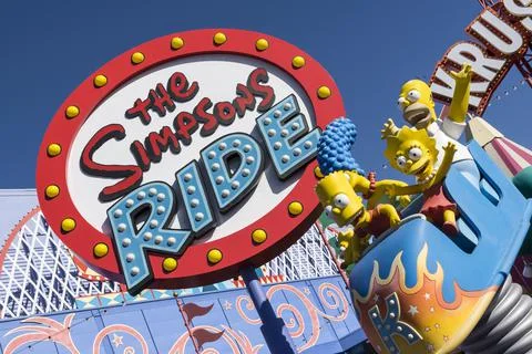The simpson ride Stock Photos