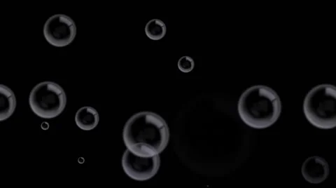 Simulated bubbles Stock Footage 49068280