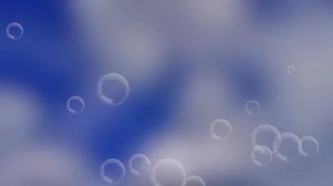 Simulated bubbles Stock Footage 62166749