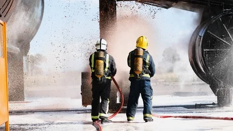 Simulated fire Stock Footage 129908963