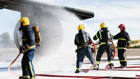 Simulated fire Stock Footage 129908971