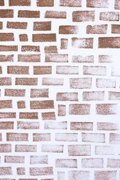 Simulation of a brick wall Stock-Fotos