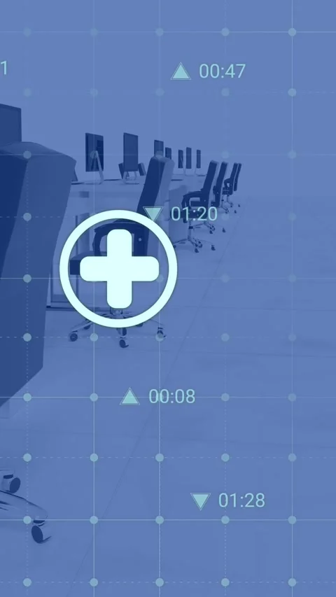 A simulation of different graphs with numbers moving on a transparent background Stock Footage 343888101