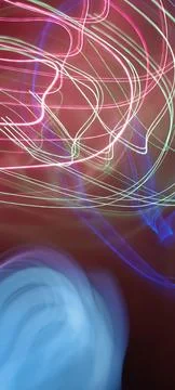 Simulation of galaxy light motion of stars in dark background, future energy 스톡 사진