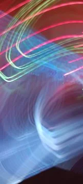Simulation of galaxy light motion of stars in dark background, future energy 스톡 사진