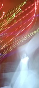 Simulation of galaxy light motion of stars in dark background, future energy 스톡 사진