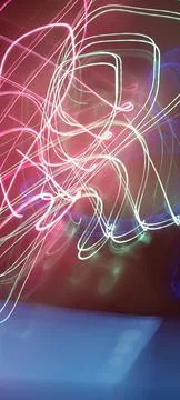 Simulation of galaxy light motion of stars in dark background, future energy 스톡 사진