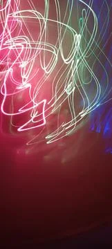 Simulation of galaxy light motion of stars in dark background, future energy 스톡 사진