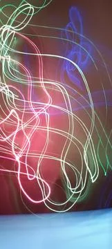 Simulation of galaxy light motion of stars in dark background, future energy 스톡 사진
