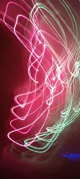 Simulation of galaxy light motion of stars in dark background, future energy 스톡 사진