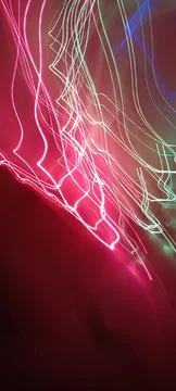 Simulation of galaxy light motion of stars in dark background, future energy 스톡 사진