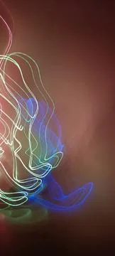 Simulation of galaxy light motion of stars in dark background, future energy 스톡 사진