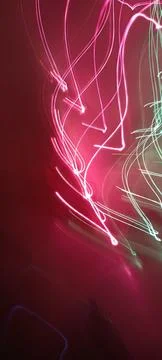 Simulation of galaxy light motion of stars in dark background, future energy Stock Photos