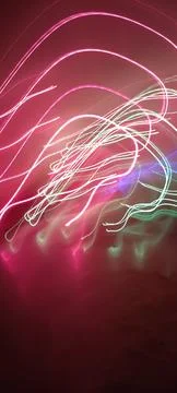 Simulation of galaxy light motion of stars in dark background, future energy 스톡 사진