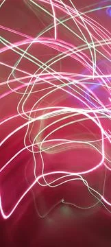 Simulation of galaxy light motion of stars in dark background, future energy 库存照片