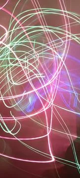 Simulation of galaxy light motion of stars in dark background, future energy 스톡 사진