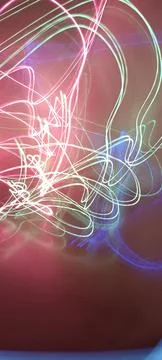 Simulation of galaxy light motion of stars in dark background, future energy 스톡 사진